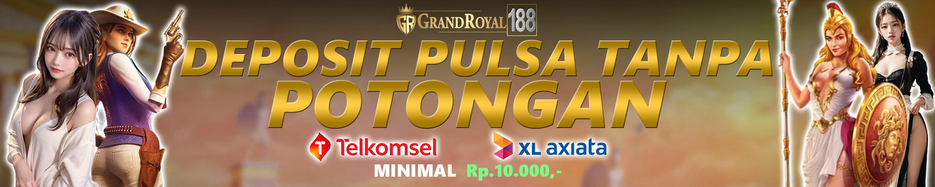 DEPOSIT PULSA TANPA POTONGAN